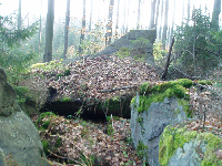 Sternenschiff mit Heck in Form eines Flugzeugleitwerk
