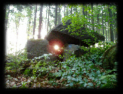 Himmelsaugen/Sternenschiffe, Hohwald bei Neustadt/Sa, Sommersonnenwende 2008